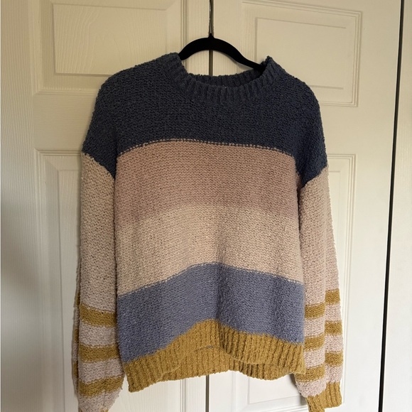 Hem & Thread Sweaters - Hem & Thread Multicolor Striped Sweater